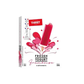 Thiriet bâtonnets de glace Frozen Yogurt framboise 6x55ml