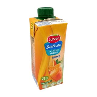 Juver Disfruta boisson au jus d'oranges sans sucres ajoutés 33cl