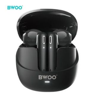 Bwoo Ecouteur Bluetooth Stéréo ENC tactile Noir