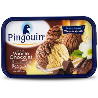 Glace Vanille Choco Pingouin 1L