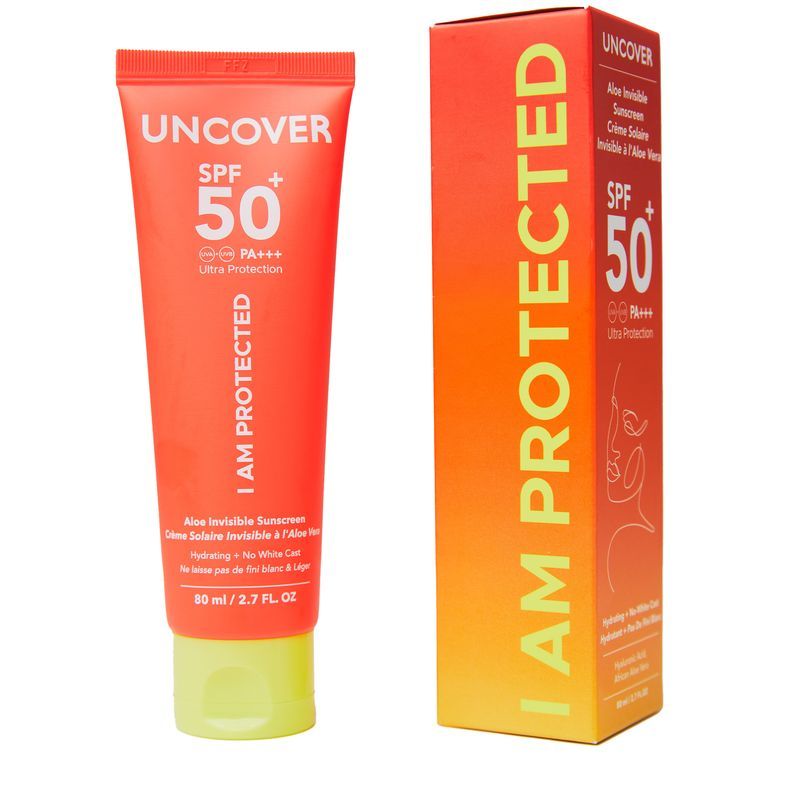 Uncover Aloe Invisible Sunscreen SPF 50+, 80ml