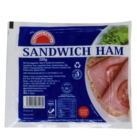 Farmers Choice Sandwich Ham 200G