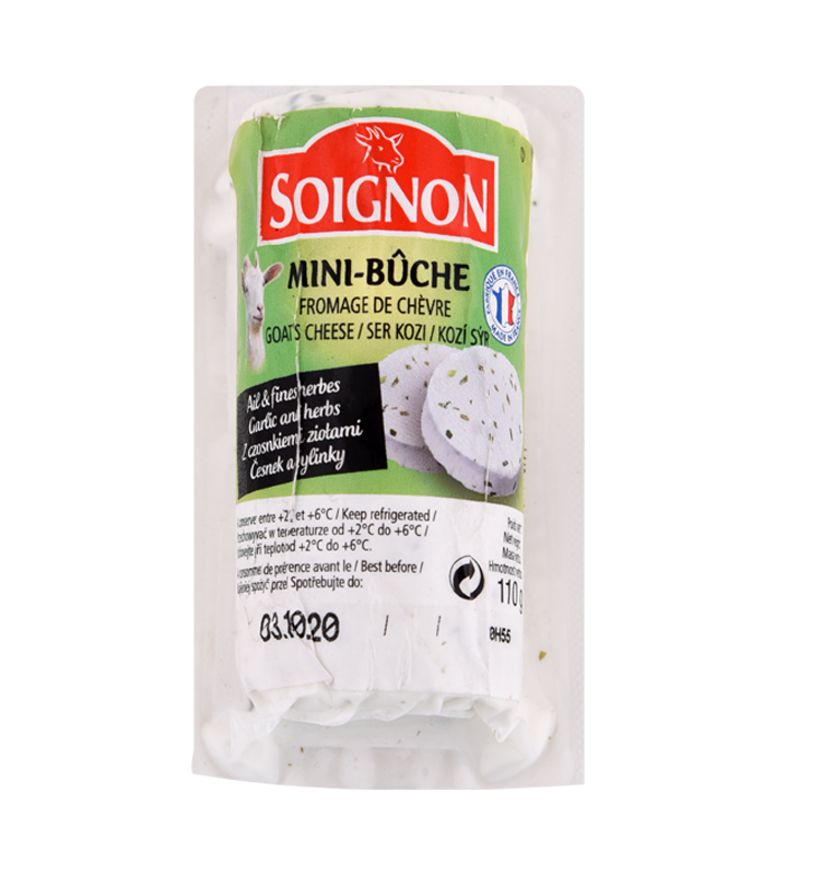 Fromage emballé