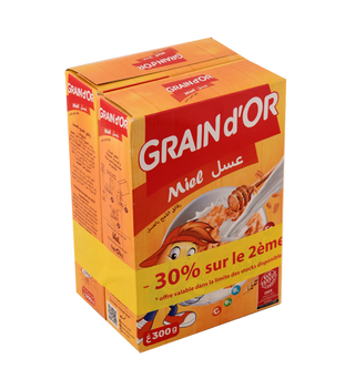 Cereale Ble Miel Actigen Grain Dor2*300g-30 2eme