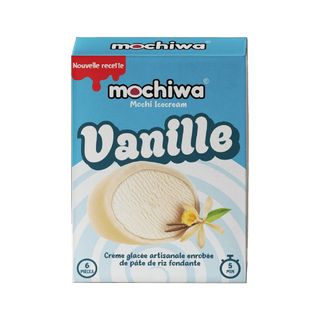 Mochiwa Crème Glacée Vanille Italiènne 6 Pièces 210g
