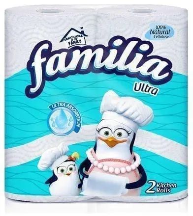 Familia 2 Ply Kitchen Towel-2 Roll