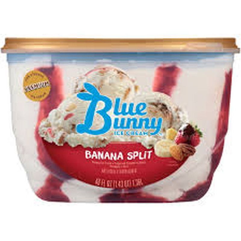 Blue Bunny Banana Split 1.36L