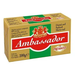 President (Ambassador) Butter Unsalted 200Gm