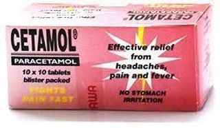 Cetamol 500Mg Tabs 100S