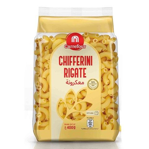 Carrefour Pasta Chiffrini Rigate 400g