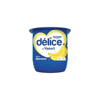 Yaourt aromatisé banane DELICE DANONE 110GR - 126