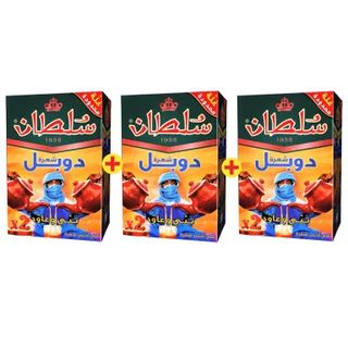 Thé vert double chaâra Lot 3x200g - SULTAN