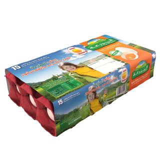 Œufs Jaune Orange El Mazraa 15 Pièces