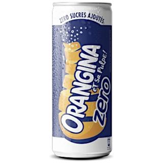 Orangina Zéro sans sucre canette 25cl