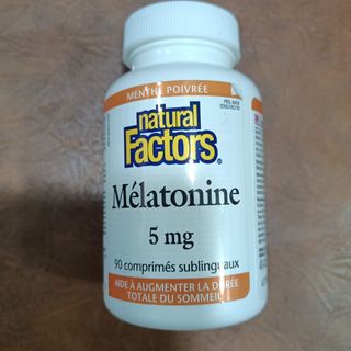 Natural Factors Melatonin Sublingual Tablets, 90 Count