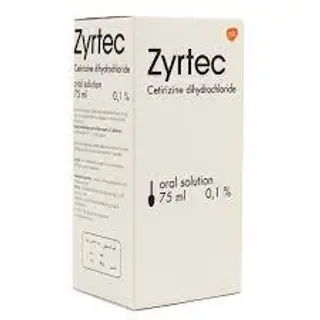 ZYRTEC SYRUP 75ML