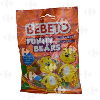 Bebeto Funny Bears Gommes 80g