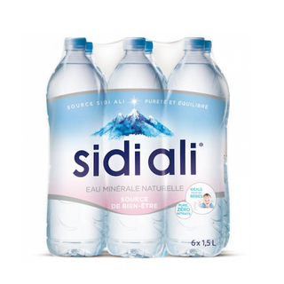 Pack Sidi Ali Eau minérale 6 x 1,5L