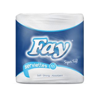 Fay Serviette White 100 sheets