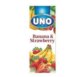Jus De Banane & Fraise Uno 1L