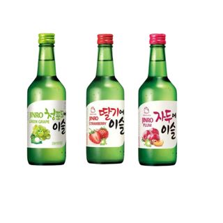 Jinro  Soju  Flavour Pack (Green Grape, Strawberry & Plum Flavours)