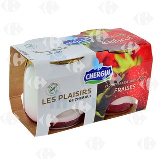 les plaisirs de chergui fraise 250g