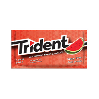 Chewing-gum Sans sucres saveur pastèque 8g - TRIDENT
