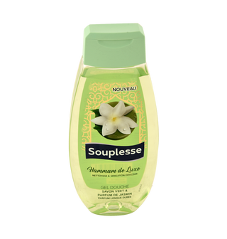 Gel douche Hammam-Savon vert-Jasmin SOUPLESSE 350ML  - 593