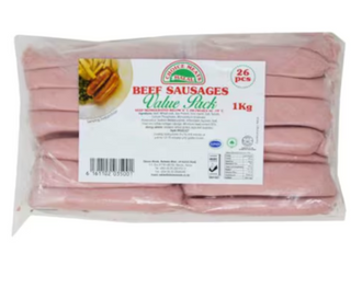 Choice Meat Beef Sausage Value Pack 1Kg