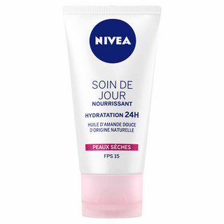NIVEA, Soin de jour Nourrissant Confort Peaux Sèches, SPF 15, 50ml