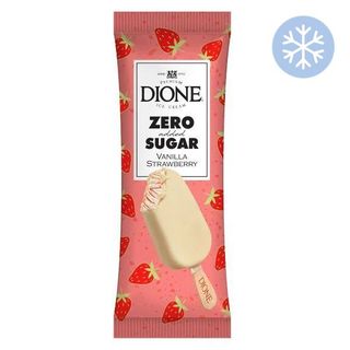 Dione Vanilla Strawberry Ice Cream with sweetener 90ml