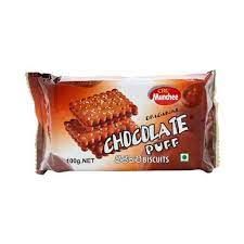 Cbl Munchee Chocolate Puff Biscuits 100G