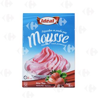 Préparation Pour Mousse Saveur Fraise 10G - Ideal