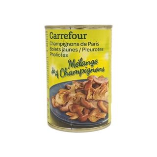Conserves Mélange de 4 Champignons Carrefour 400G