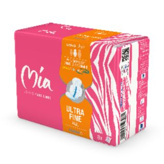 Serviettes hygiéniques ultra fines long x8 - MIA