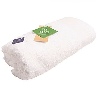 Tex Serviette De Bain En Coton Biologique - Blanc Dimensions: 50X100Cm Composition : 100% Coton Issu De L'Agriculture Biologique
