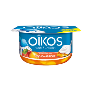 Yaourt Oikos Peche Abricot 100G Delice
