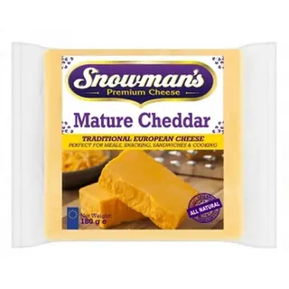 Snowmans Cream Cheese 48% Mature 24 x 180g