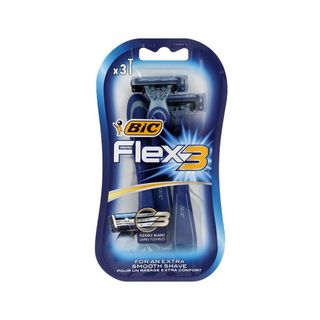 BIC Flex3 Rasoirs Jetables pour Homme - Blister de 3 - 786