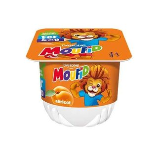 Yaourt moufid pêche abricot 50g - DANONE