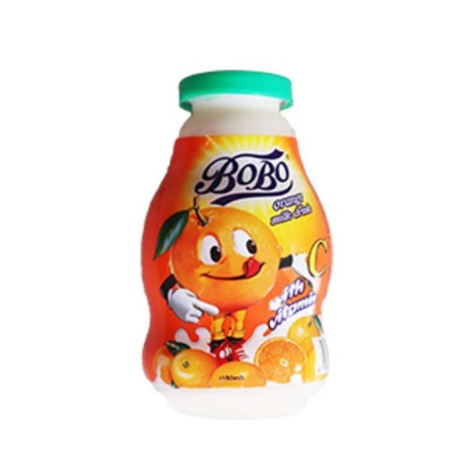 Bobo Orange Flavored Uht Milk, 200Ml