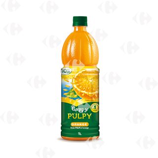 Jus Pulpy Cappy orange bouteille 1L.