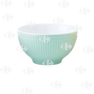Bol Porcelaine Gaufré Vert Kasa 14cm