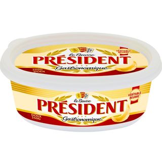 beurre sans sel president 250g