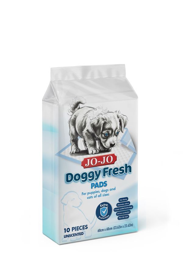 Jo-Jo Doggy Fresh Training Pads (Pack Of 10)