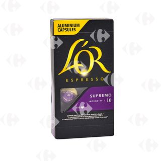 Capsules de Café Lor Nespresso Supremo 52 GR