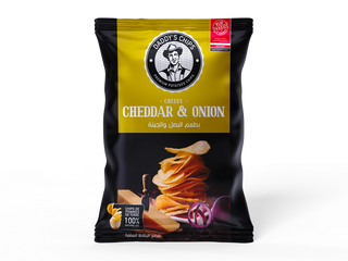 DADDY'S CHIPS Cheddar Onion 70g - 70g - 195