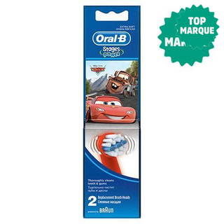 Oral-B Recharge Brosse À Dents Électrique Kids 2 Unités