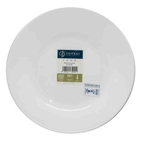 Shokki Luna Soup Plate 21.5Cm 5241