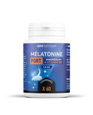 GPH MELATONINE FORT MAGNESIUM+VITAMINE B6 BOITE DE 60 COMPRIMES